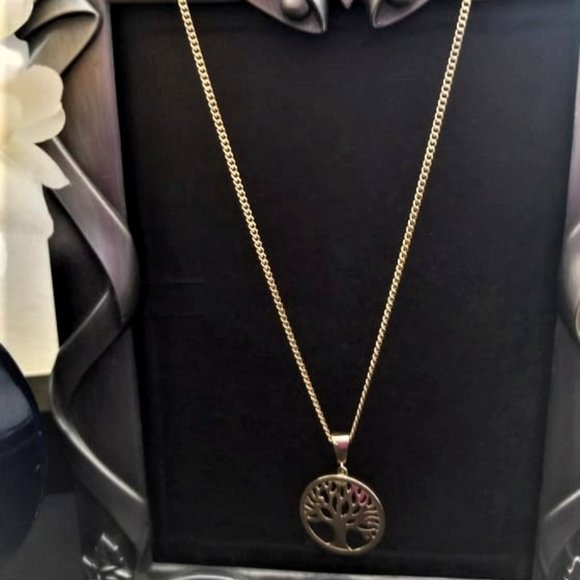 Set of earring, pendant with chain - Picture 2 of 9